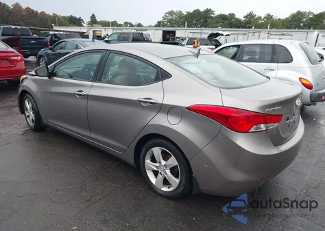 2012 Hyundai Elantra Gls from USA, damaged, VIN 5NPDH4AE1CH092867